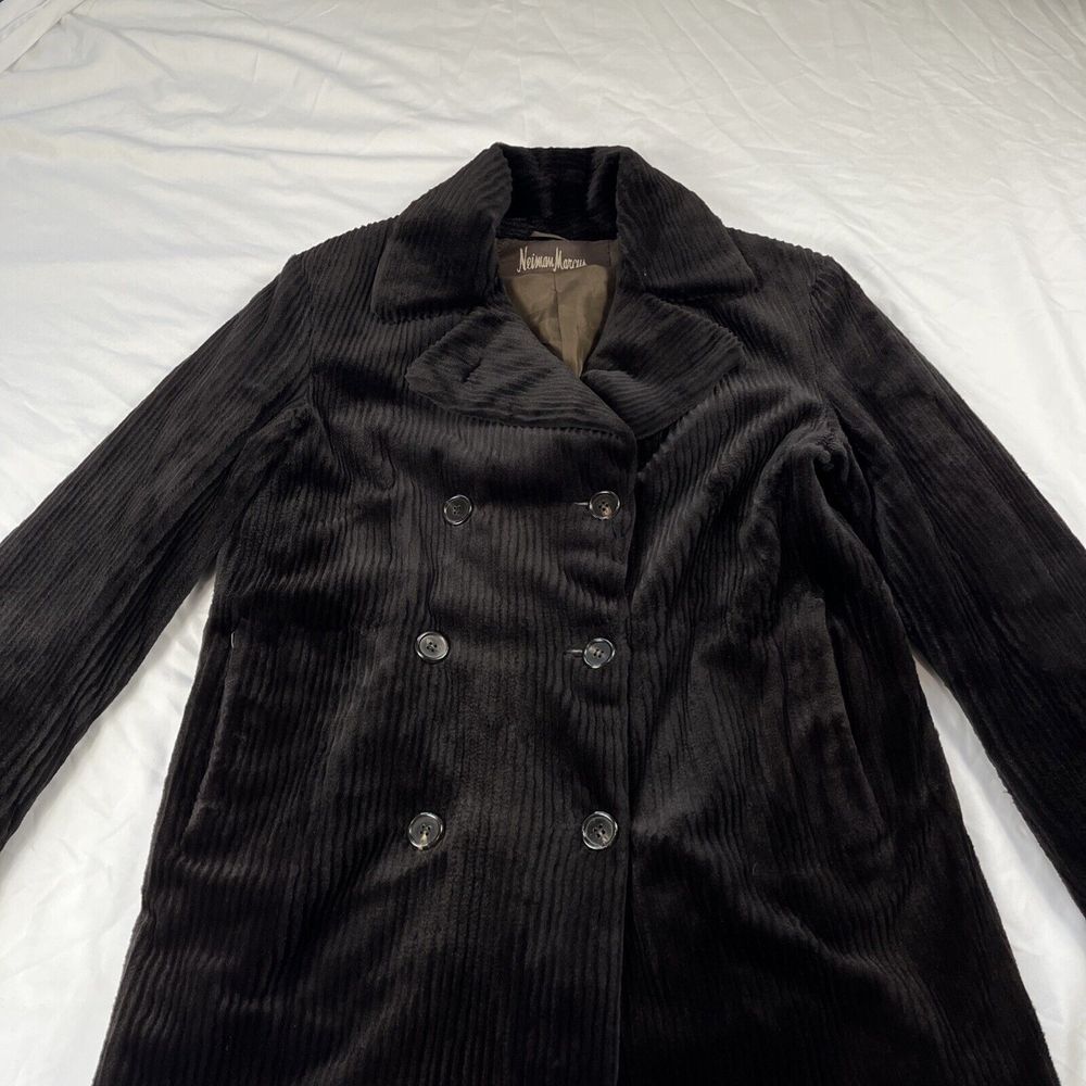 Neiman‎ Marcus Exclusive Michael Kors Velvet Blazer Coat Brown/chocolate Sz US 8